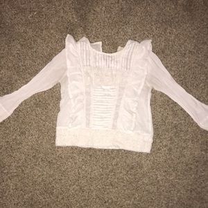 White blouse with cute details